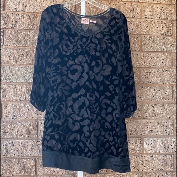 Juicy Couture Dresses & Skirts - Juicy Black Sheer Mini Dress/Long Tunic EUC | 6